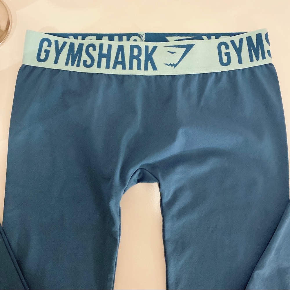 Sold🔻Gymshark Fit Leggings Lagoon blue/Mint green